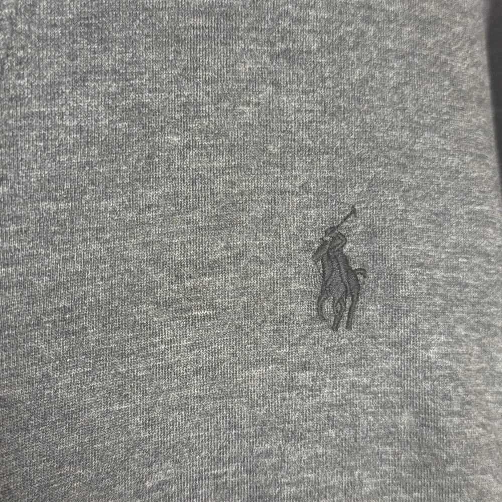 Polo Ralph Lauren Shawl Collar Cardigan Gray Cotton Sweater Men’s Button Front